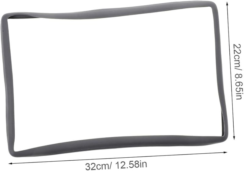 Grey Flexible Navigation Protector Frame Soft Screen Guard For Model Y Center Console - Image 2